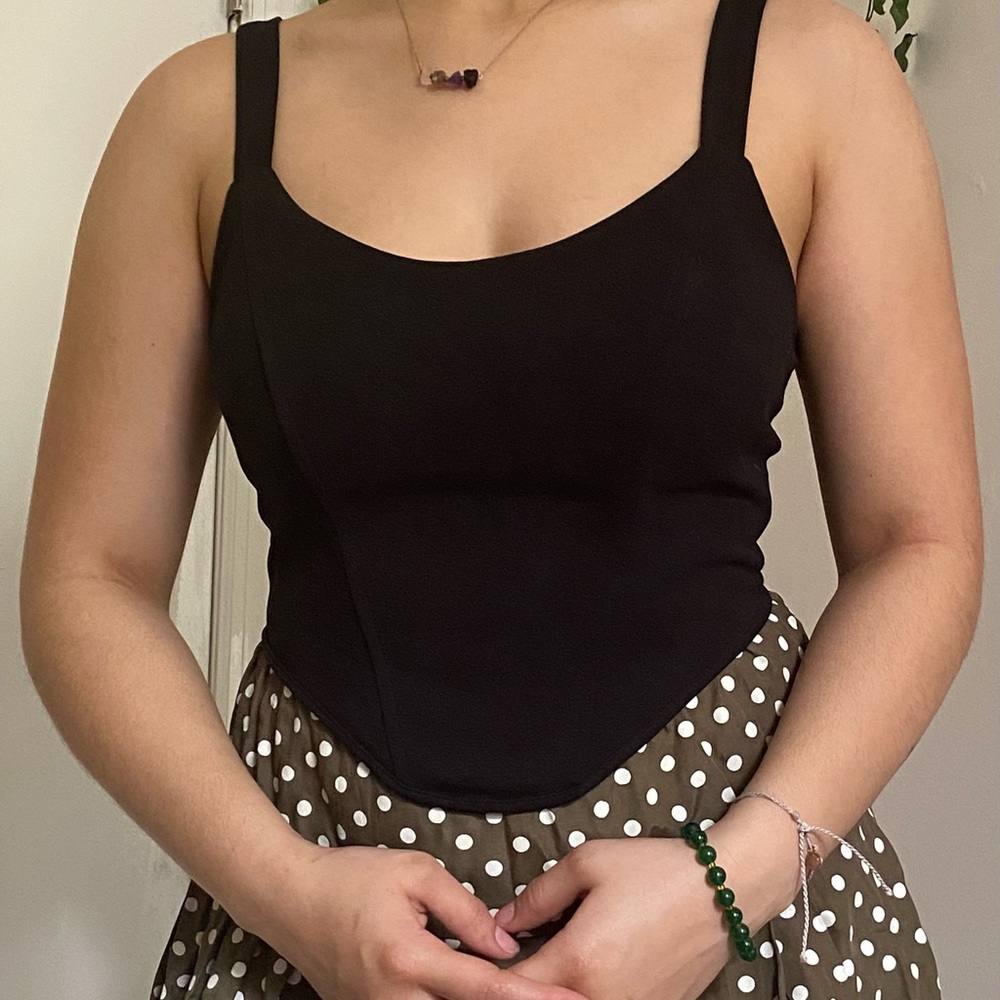 Black Cami corset top